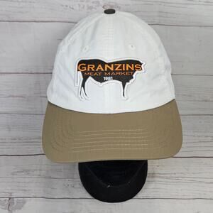 Staunch Hat Granzins Meat Market 1981 Snapback Men's Adjustable White Khaki